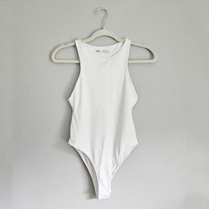 ZARA High Neck Tank Bodysuit
